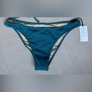 NWT Blue Sparkly Bikini Bottom